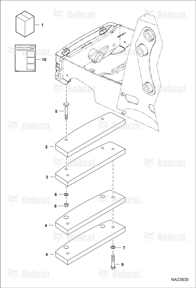 Counterweight Kit (236 KG (520 lbs)