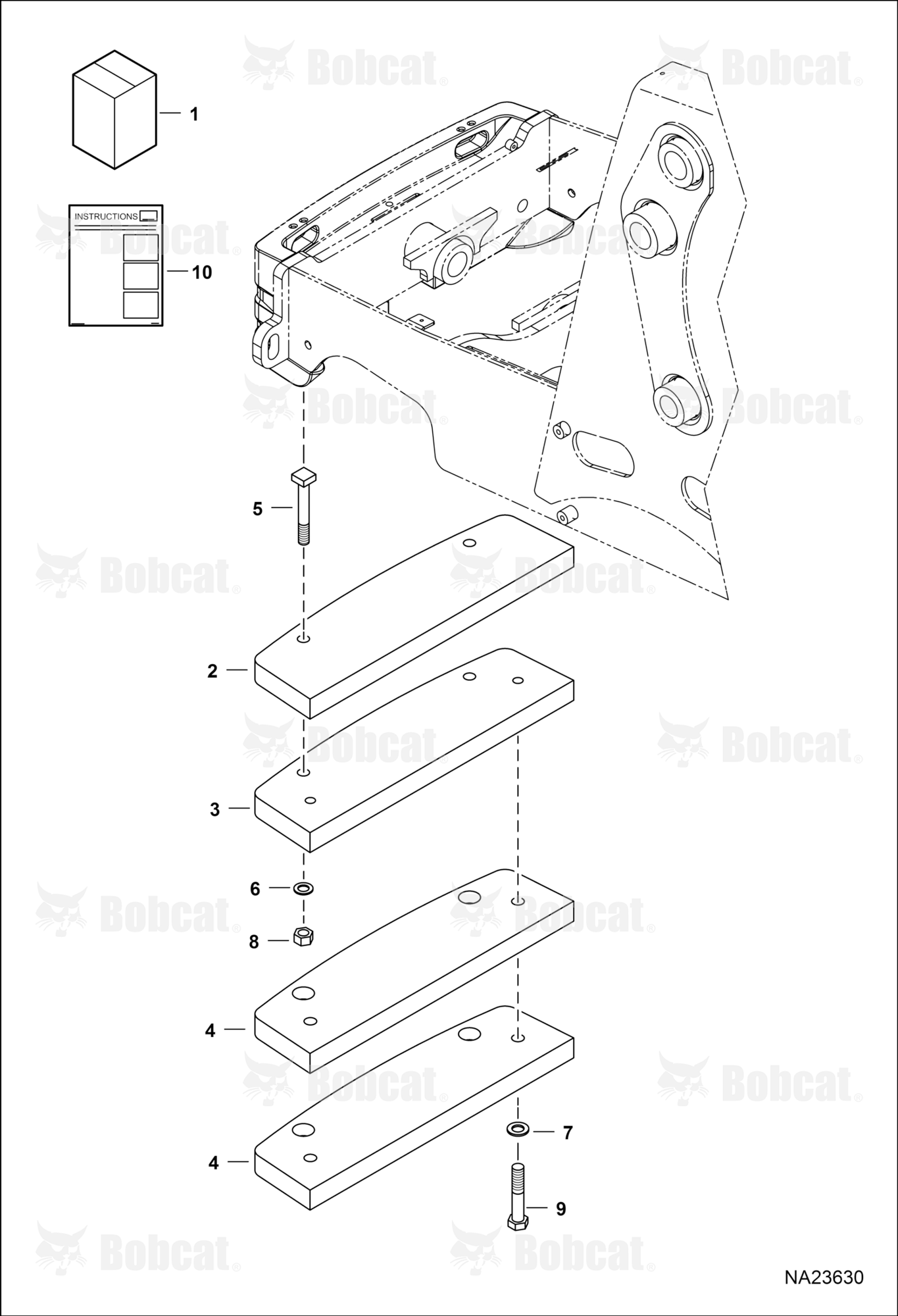 Counterweight Kit (236 KG (520 lbs)