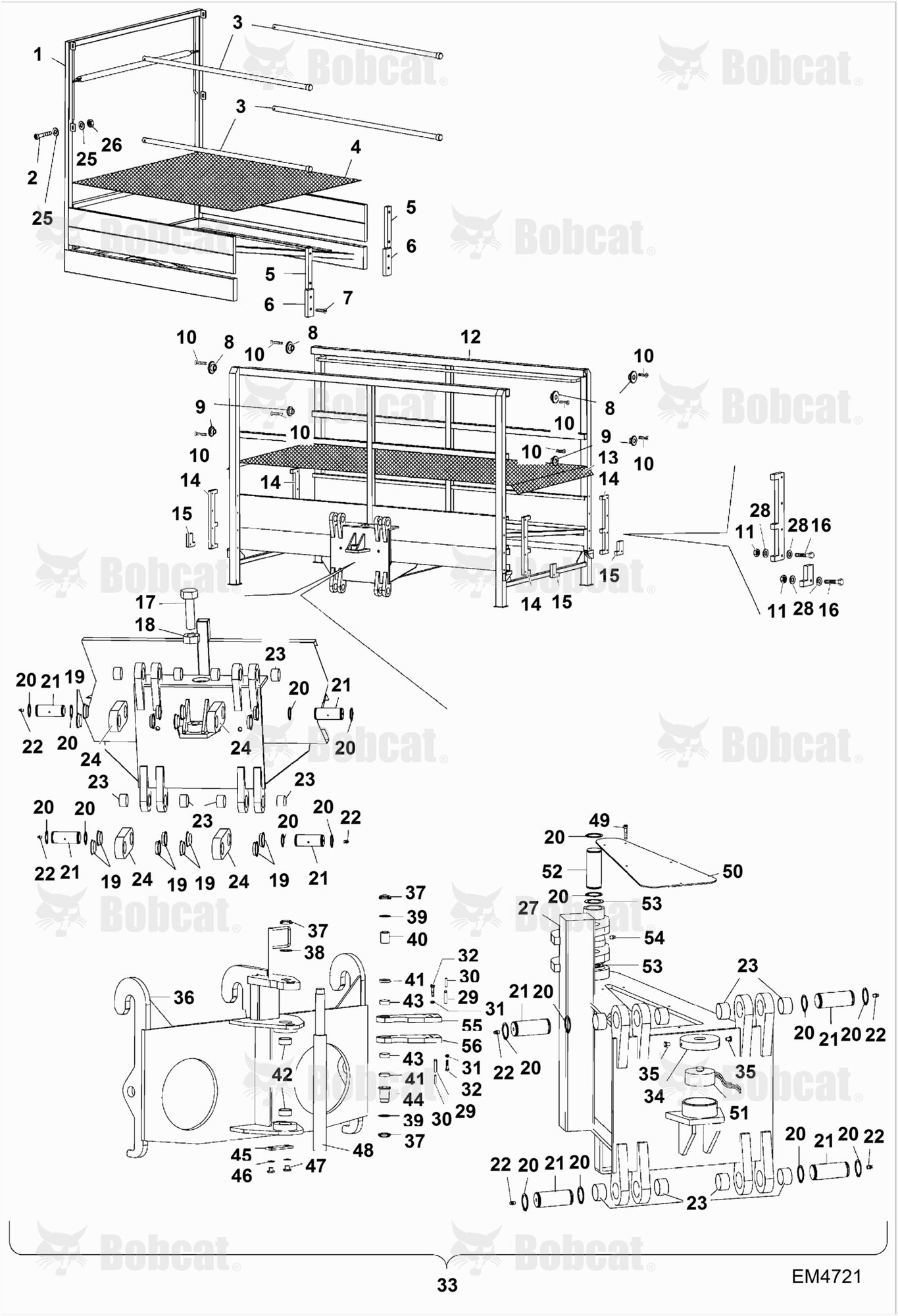 Expandable Rotating Man Platform W/RC (BUD6398 & BUD6309) (Mounting Frame)