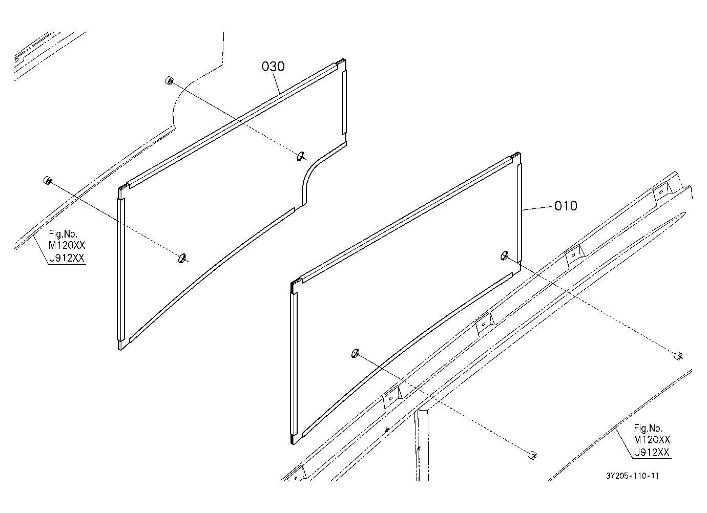 Bonnet Kit (Sound Absorber/Insulator) [Option]