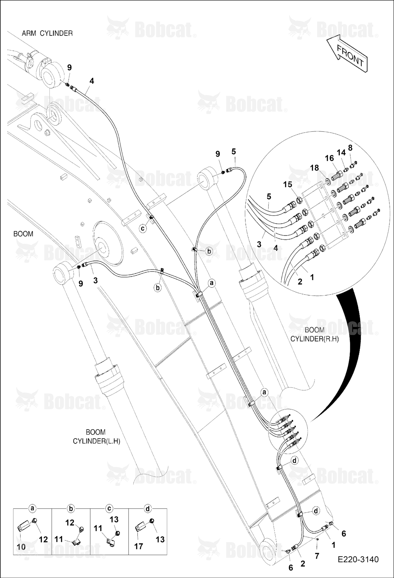 Lubrication Piping (Boom)