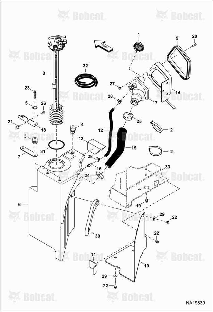 Engine & Attaching Parts (SCR System) (Tank)