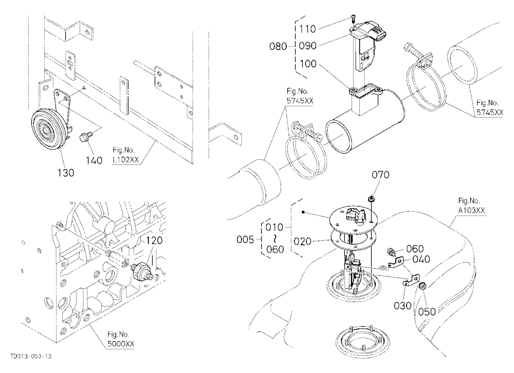 Switch/Sensor (Horn/Fuel/Inlet Pipe)