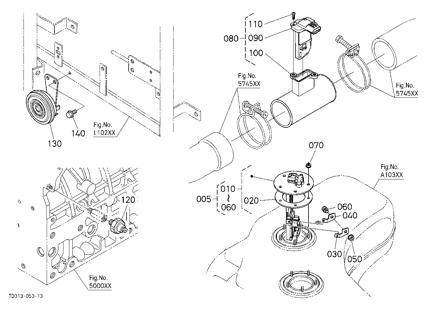 Switch/Sensor (Horn/Fuel/Inlet Pipe)