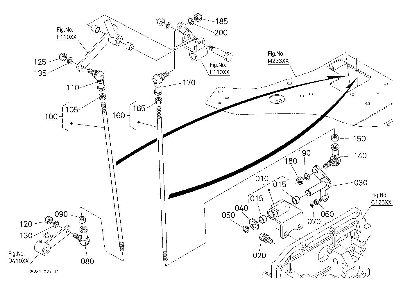 Main Gear Shift Rod