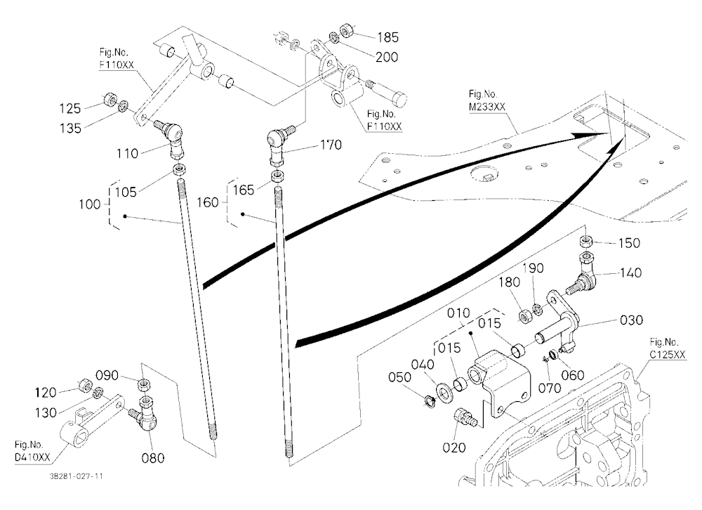 Main Gear Shift Rod