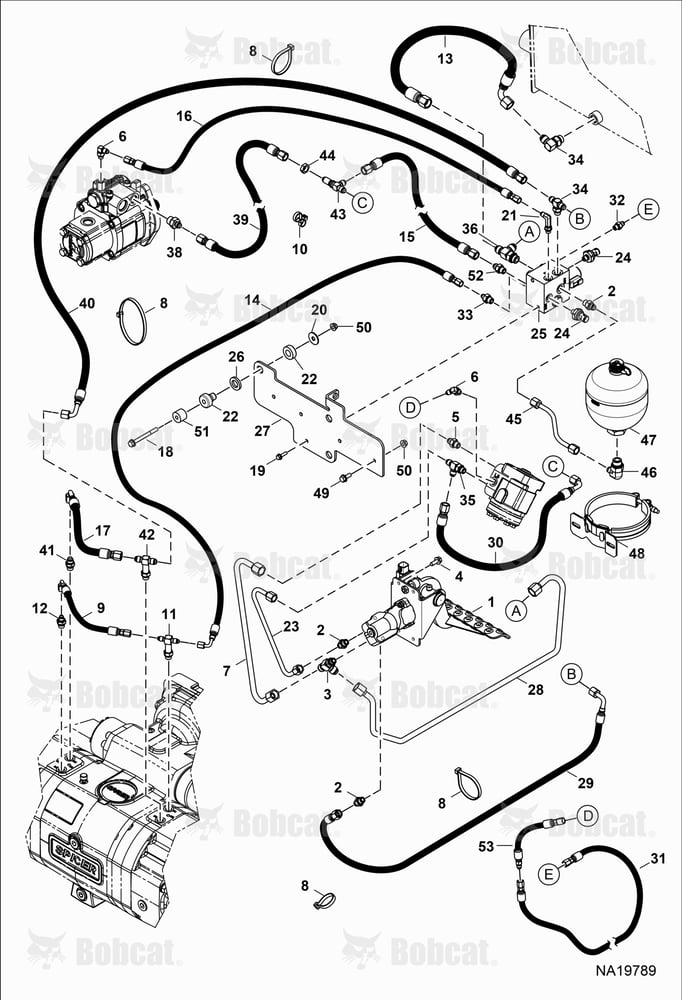 Hydraulic Circuitry (Brake System) (Italy Configuration)