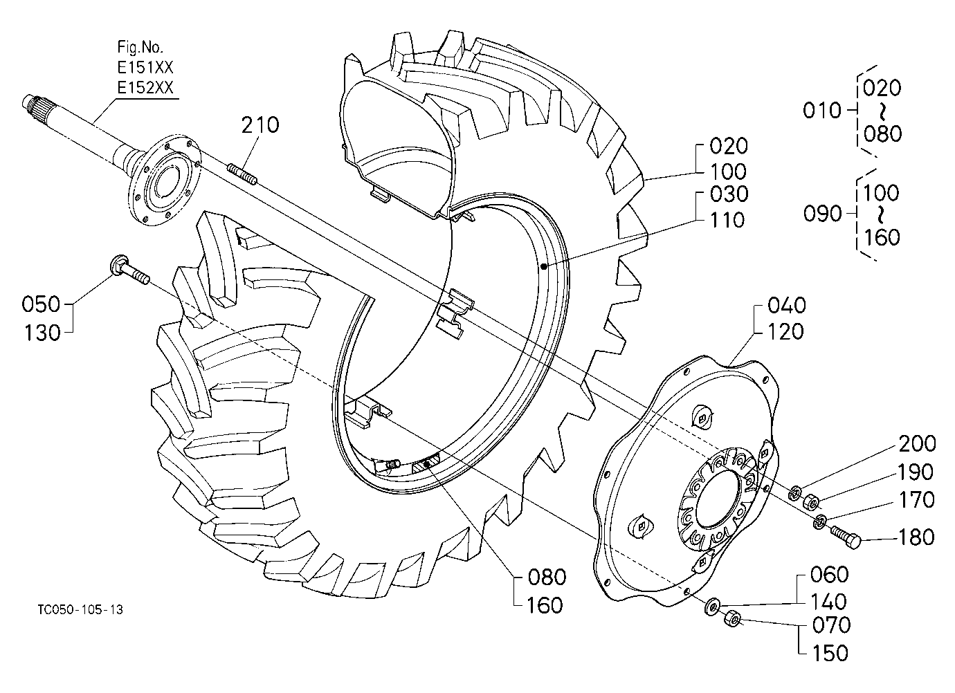 Rear Wheel (13.6-28)