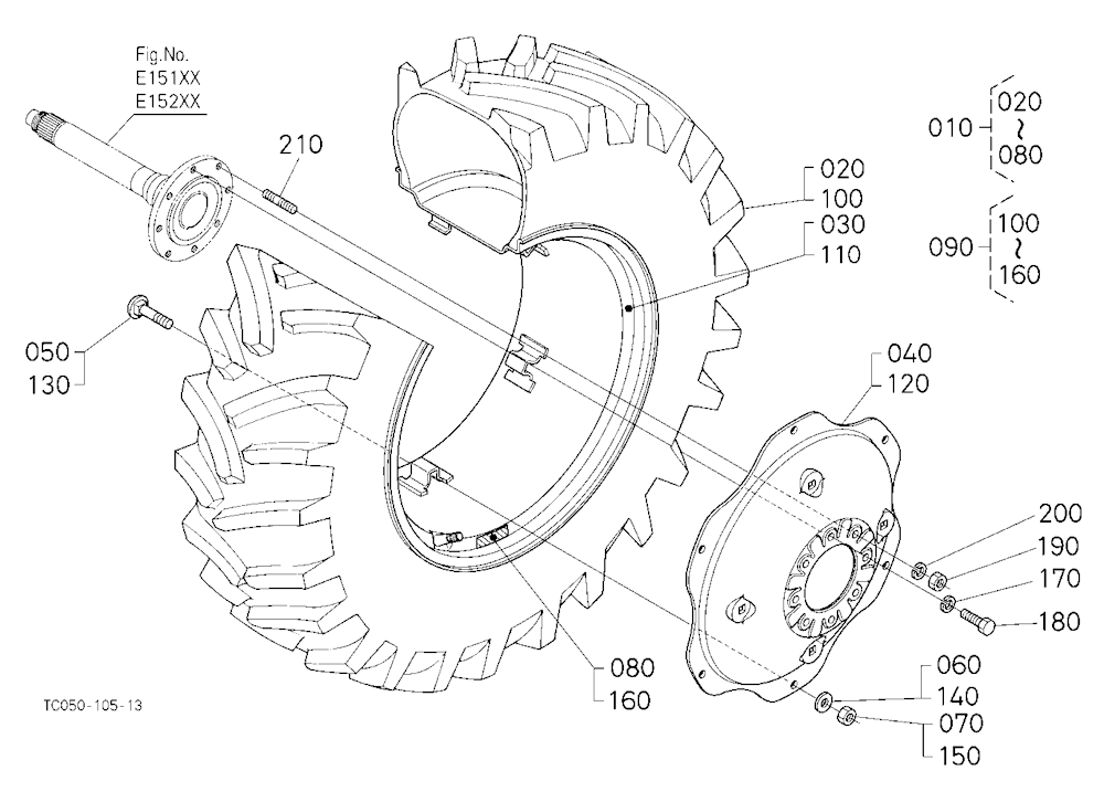 Rear Wheel (13.6-28)