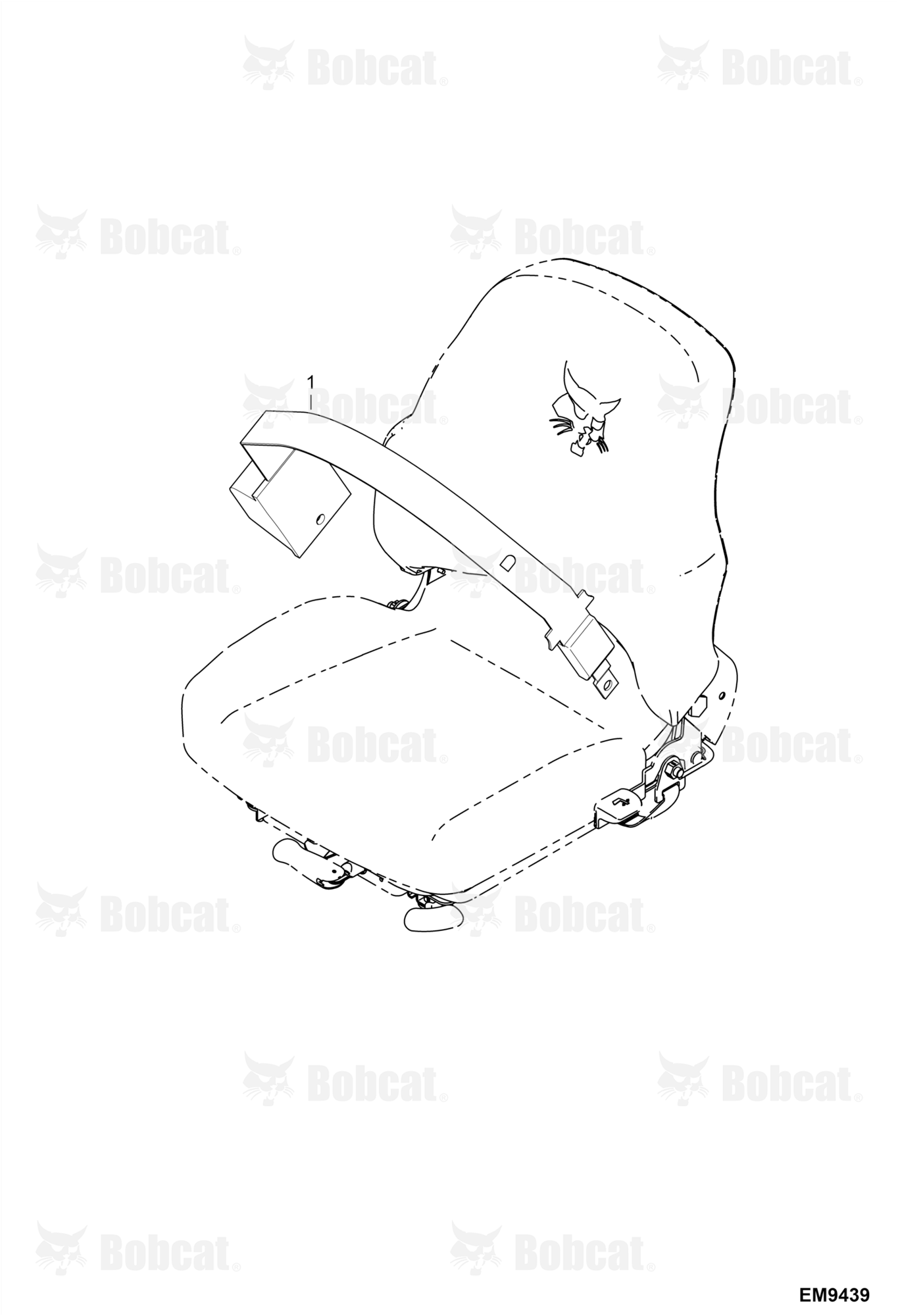 Seat Belt (Retractable) (For Vinyl Suspension Seat)