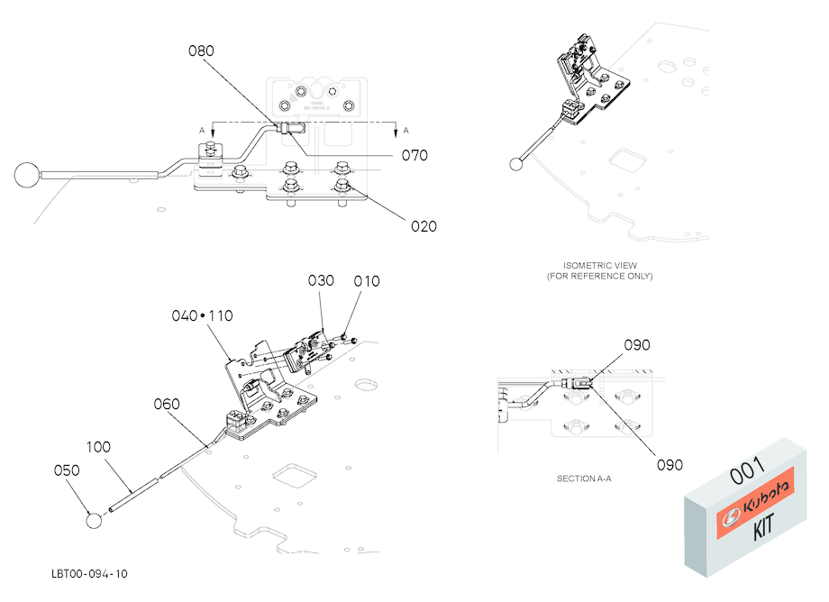Hood Latch Assembly Range 1