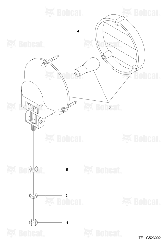 Rear Working Lamp Group