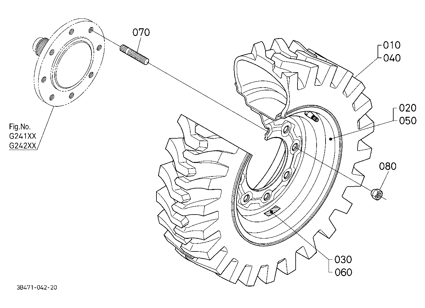 Front Wheel (27*8.50-15)