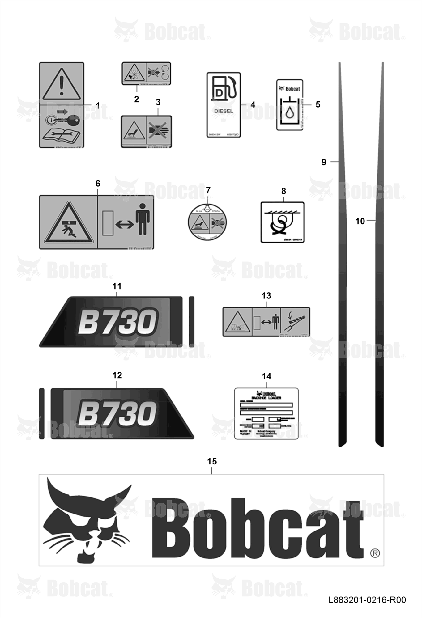Decals (OUTSIDE)