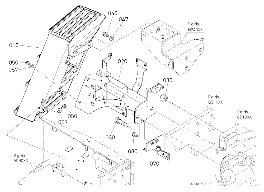 Step Rh [With Loader Equipment] [W/O Front Suspens