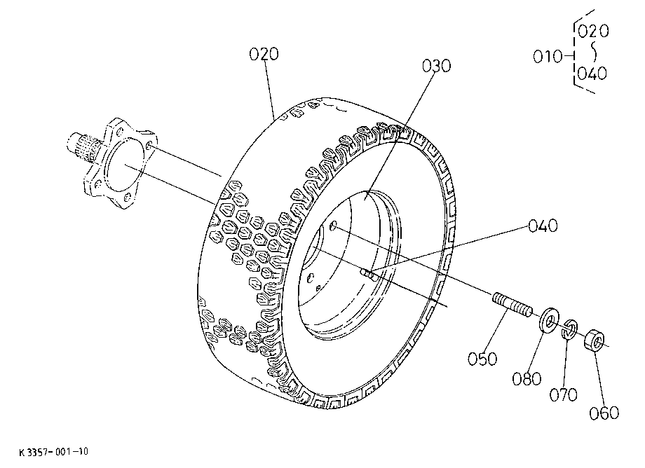 Rear Wheel (16 X 6.50-8)
