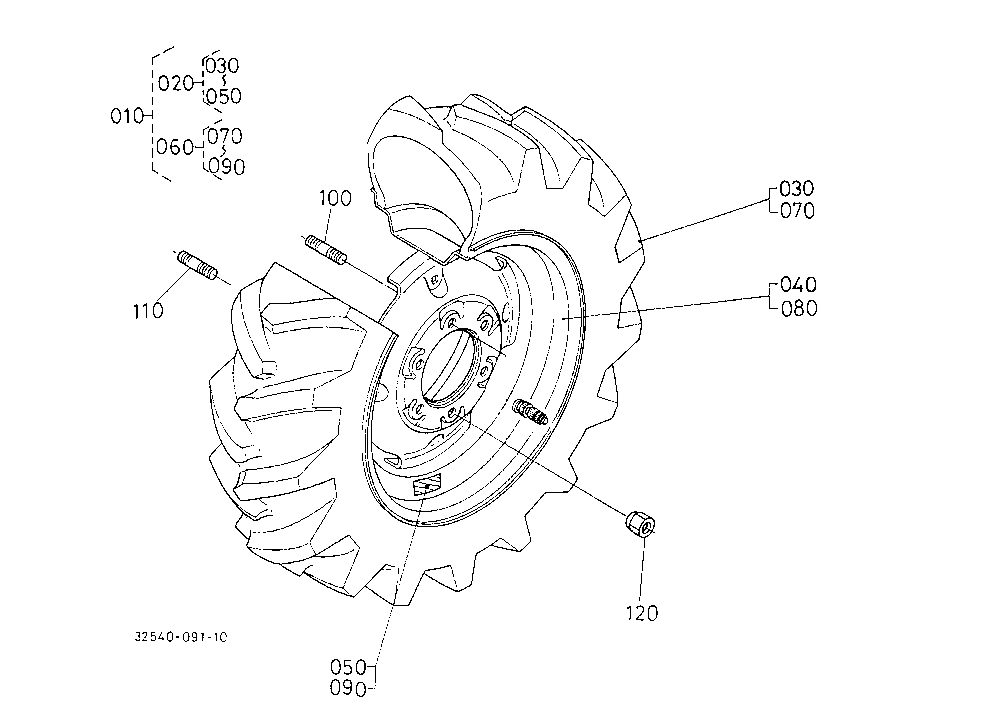 Front Wheel (9.5-16) [A] [Ca]