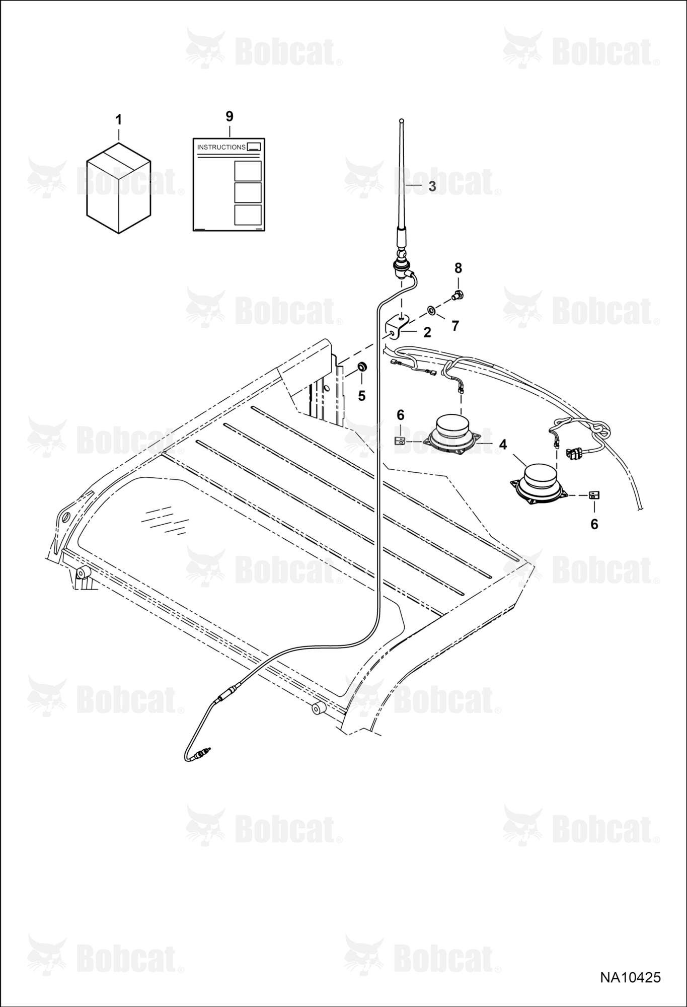 Radio Speakers and Antenna Kit