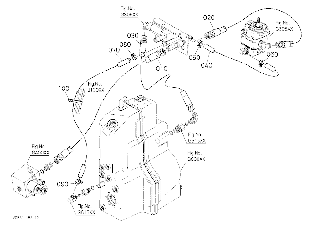 Oil Piping (Fan Motor)