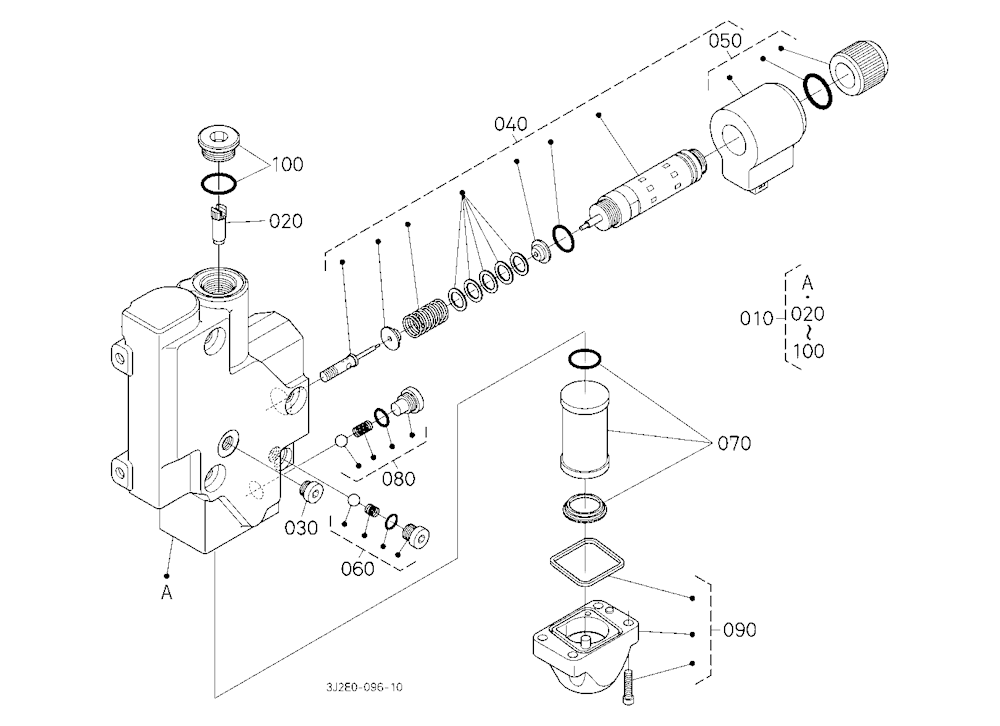 End Plate Valve [Component Parts]