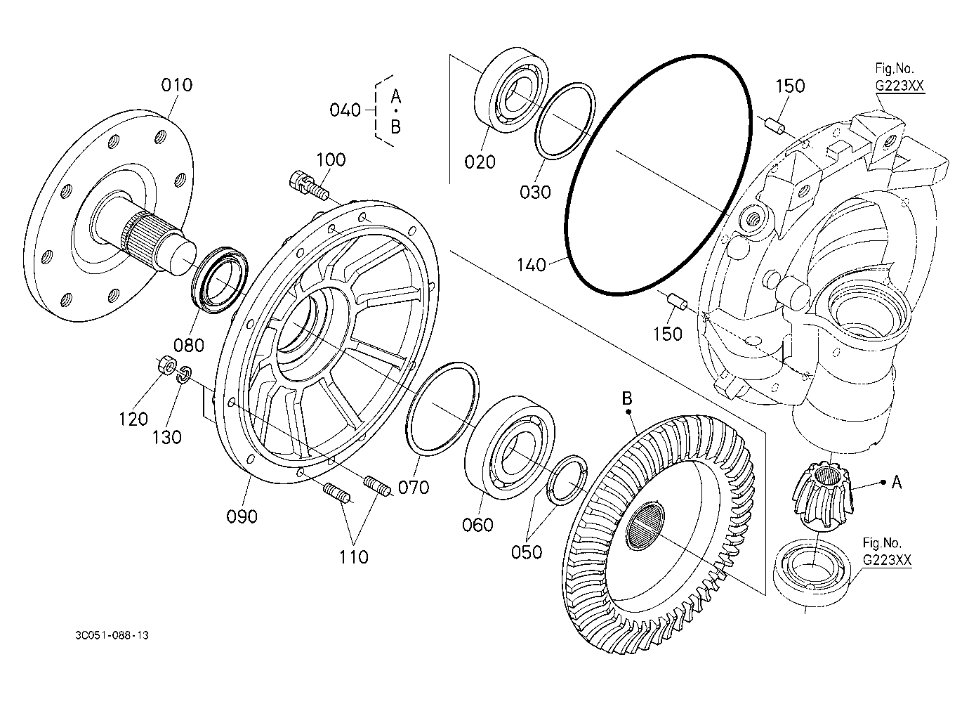 Front Axle Rh