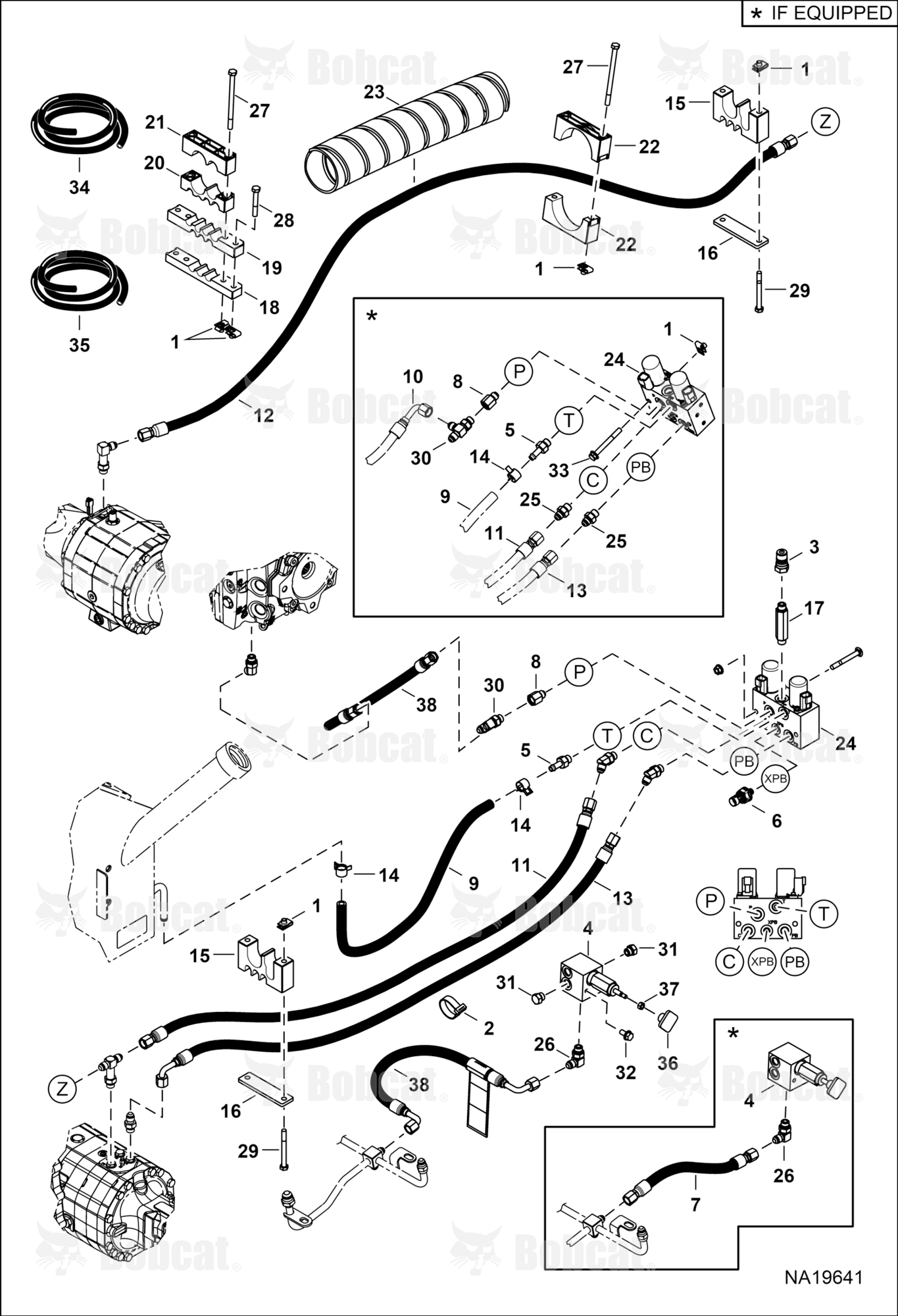 Hydraulic Circuitry (Manual Lift Release System)