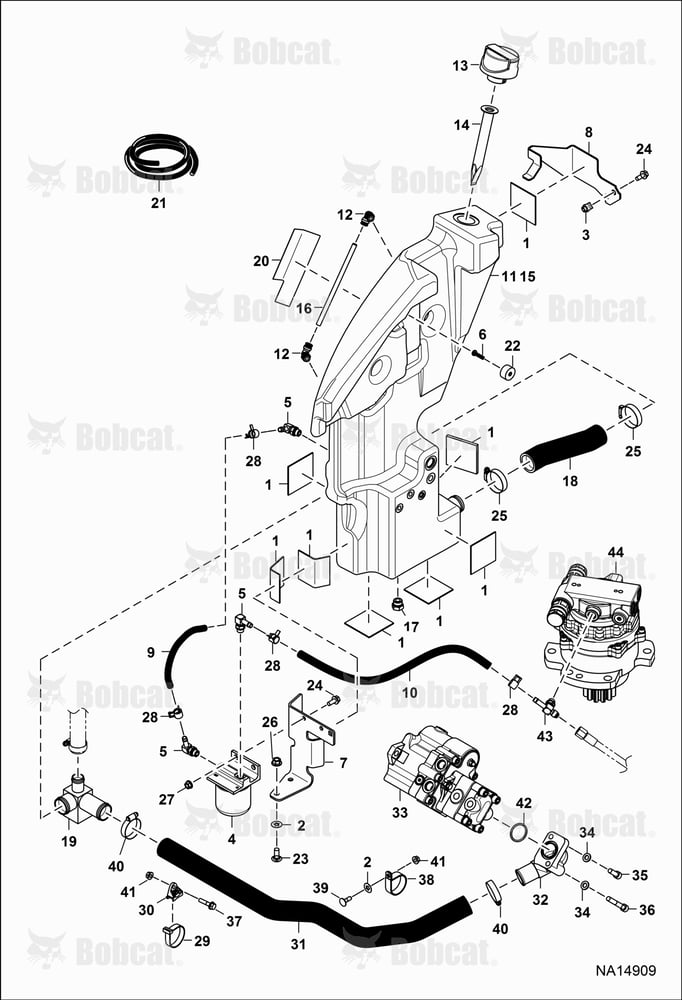 Hydraulic Circuitry (Tank)(Pump)