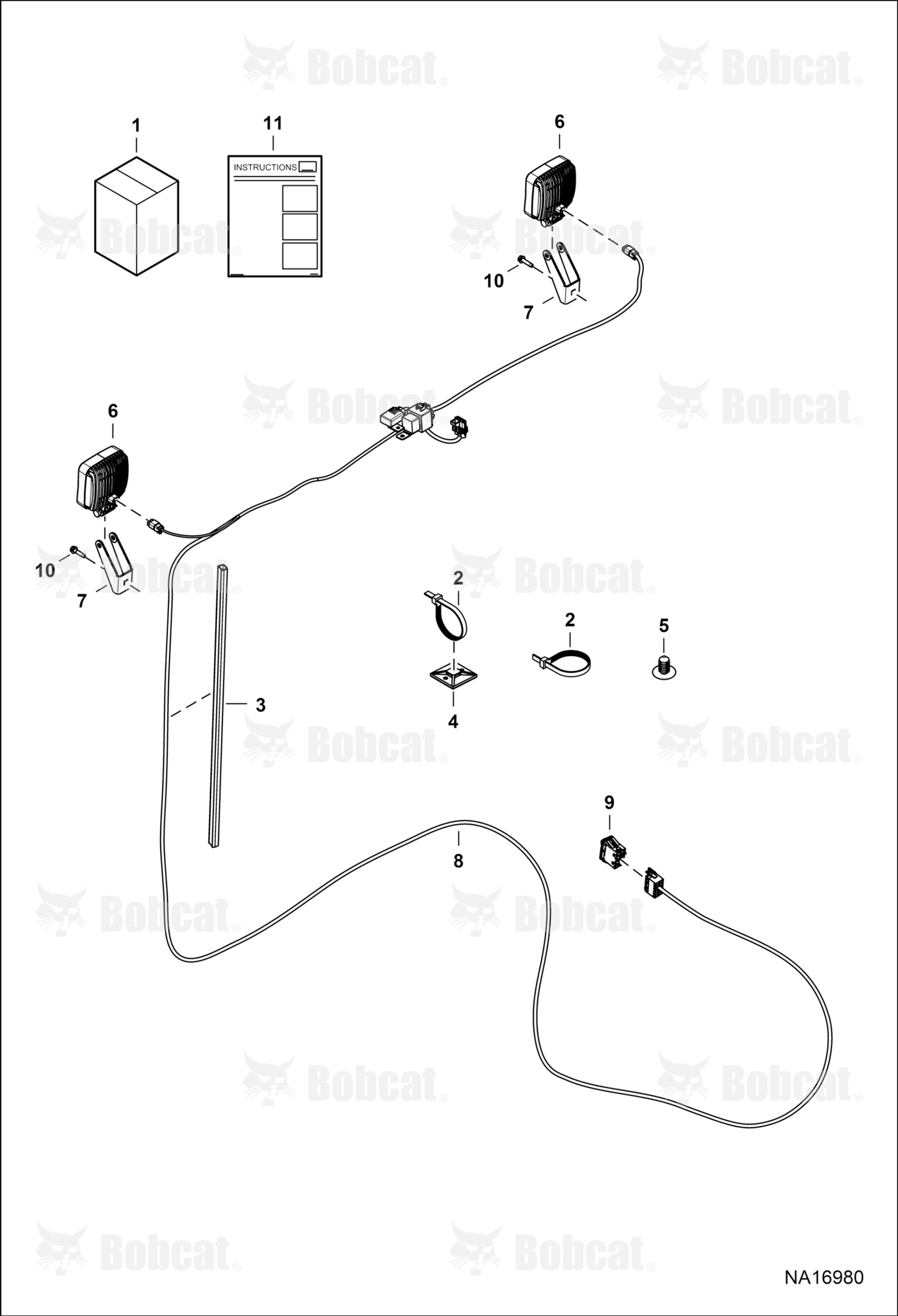 Rear Worklight Kit