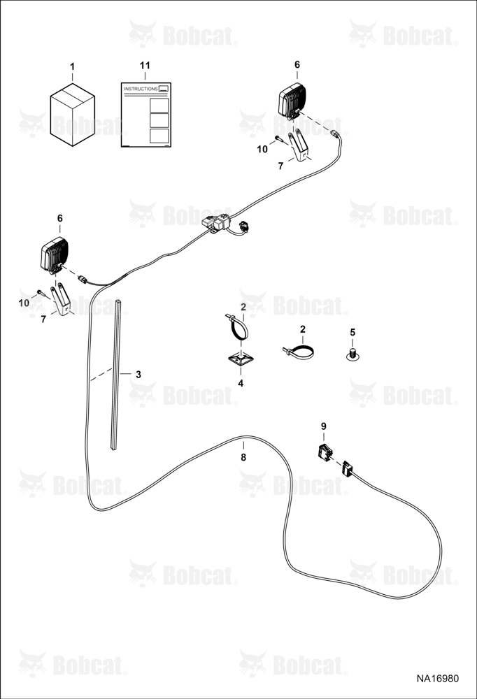 Rear Worklight Kit
