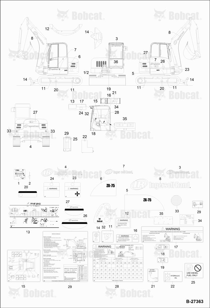 Decals - INGERSOLL-RAND