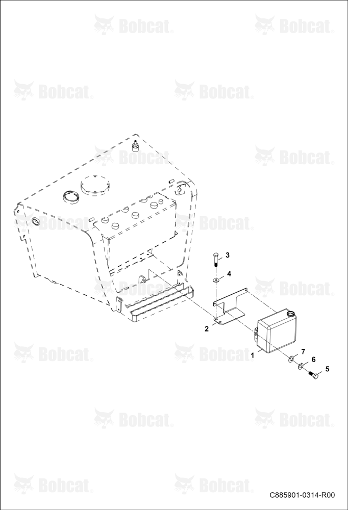 Windshield Wiper Reservoir