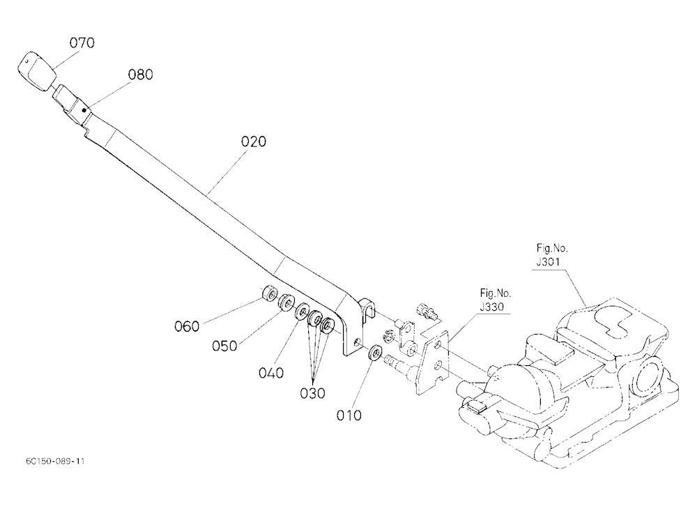 Hydraulic Control Lever