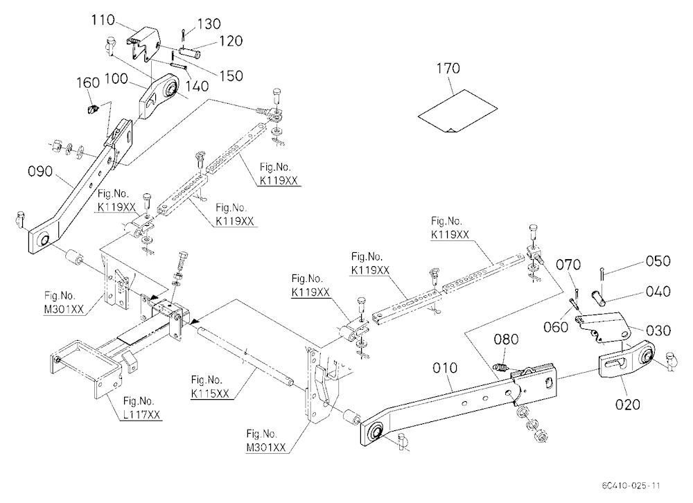 Lower Link Kit (W/G.No.B2677) [Option]