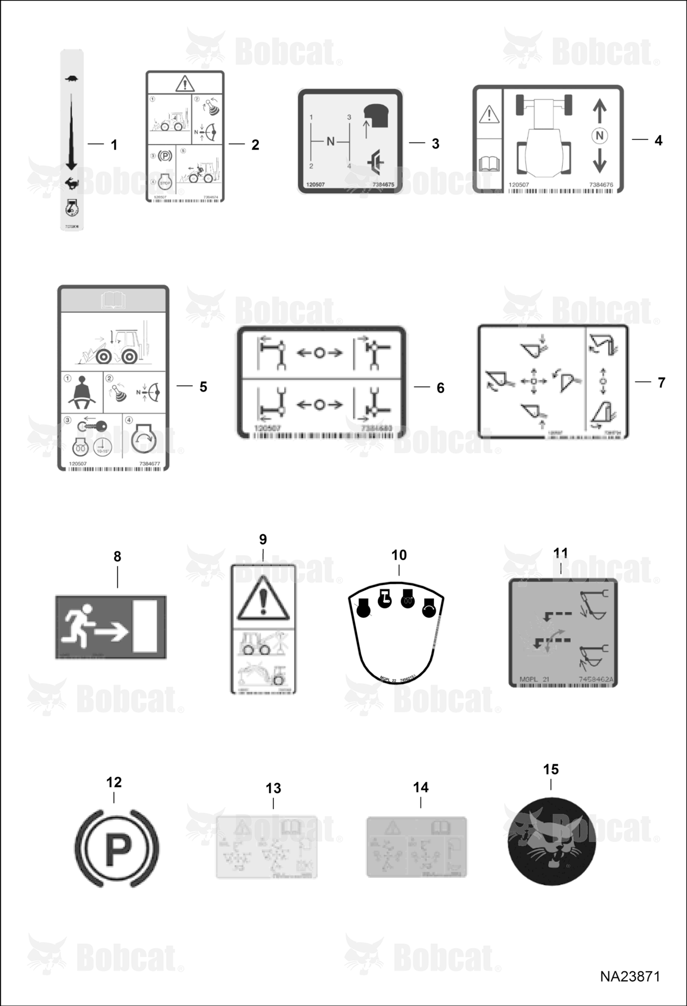 Decals (Inside) (Spanish)