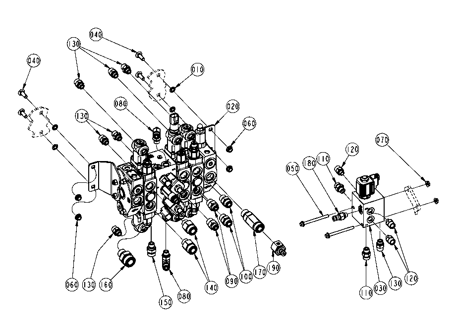 Control Valves (Lp-850-370C) Brake Release Valve (