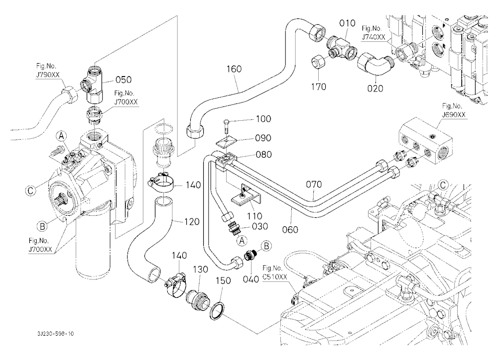 Axial Pump Piping [With Front Suspension] [With Lo