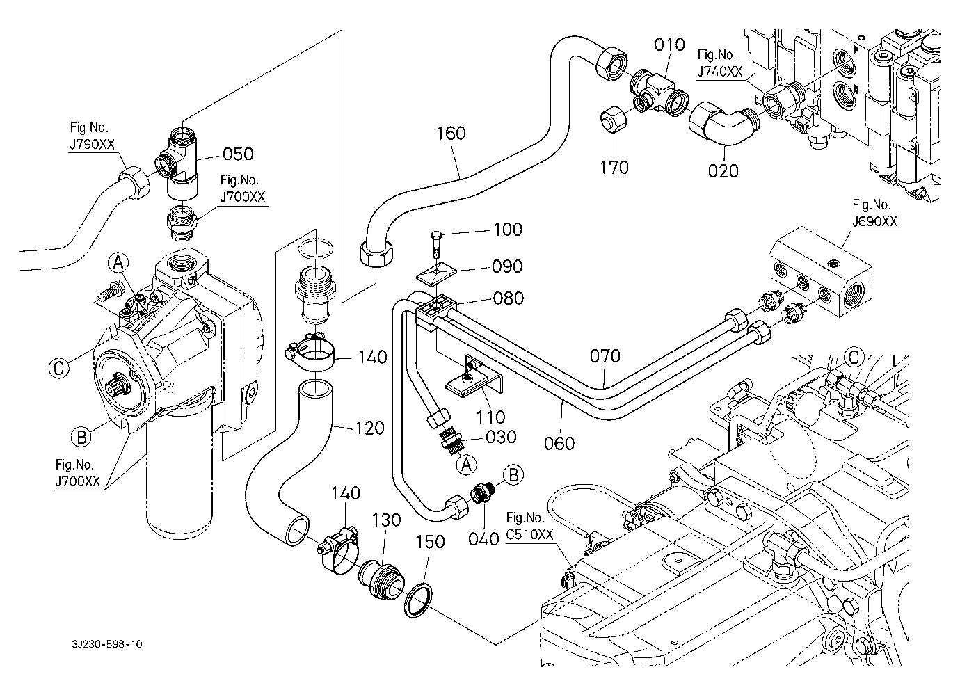 Axial Pump Piping [With Front Suspension] [With Lo