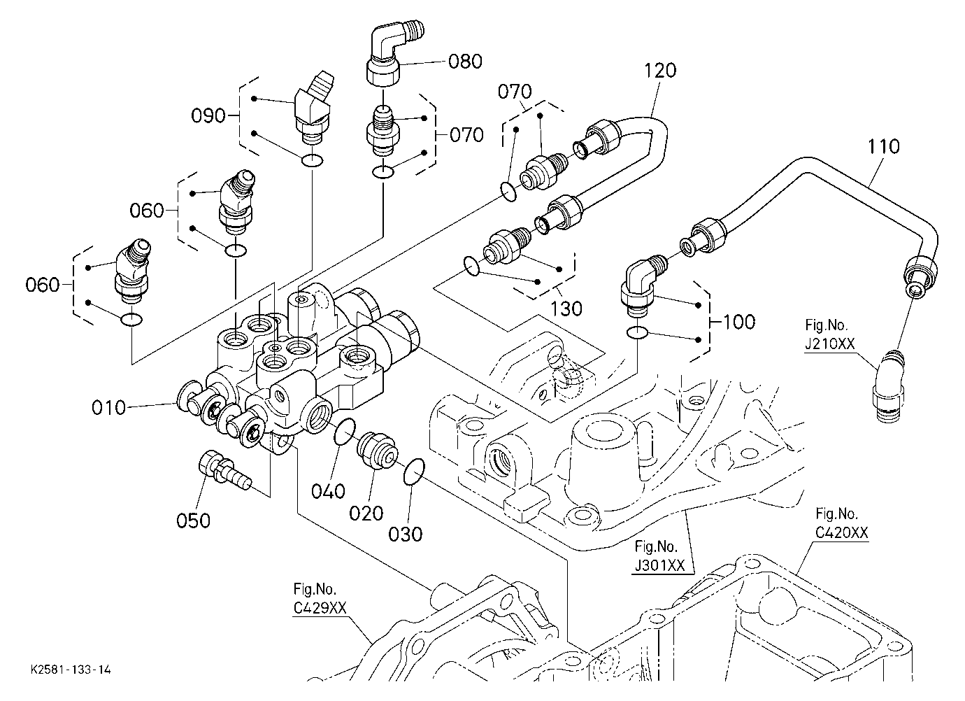 Rear Control Valve Kit (Valve) [Option]