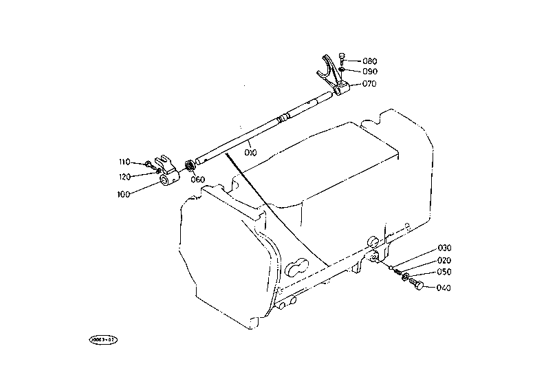 Pto Gear Shift Fork [With Dual Clutch]