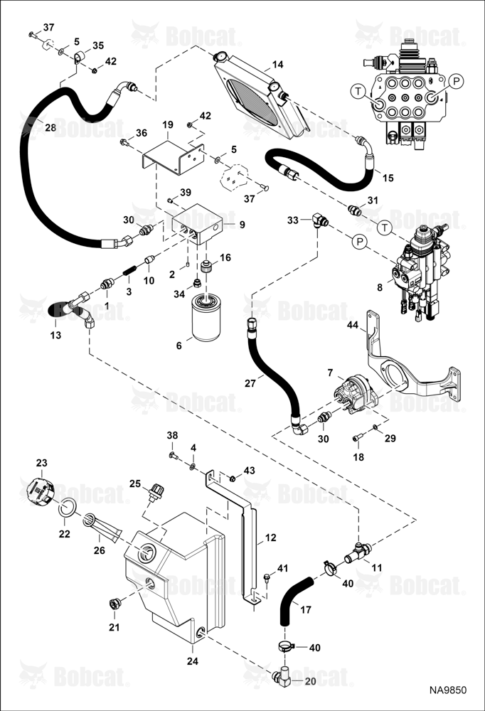 Hydraulic Circuitry (Cooling, Filter, Tank)