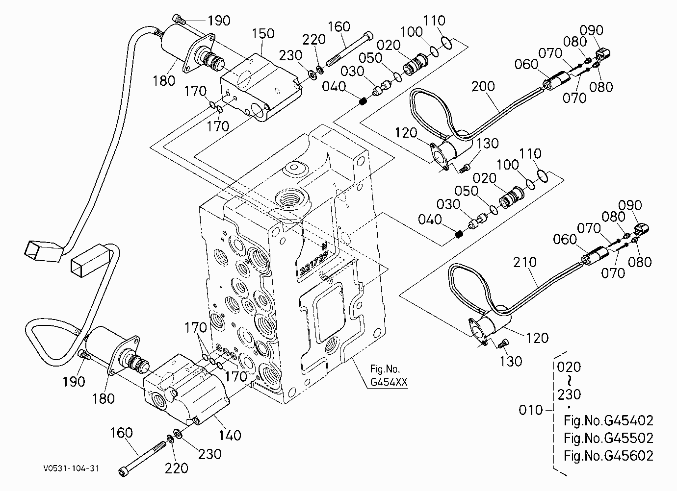 CONTROL VALVE (SOLENOID) [COMPONENT PARTS] [EXCEPT