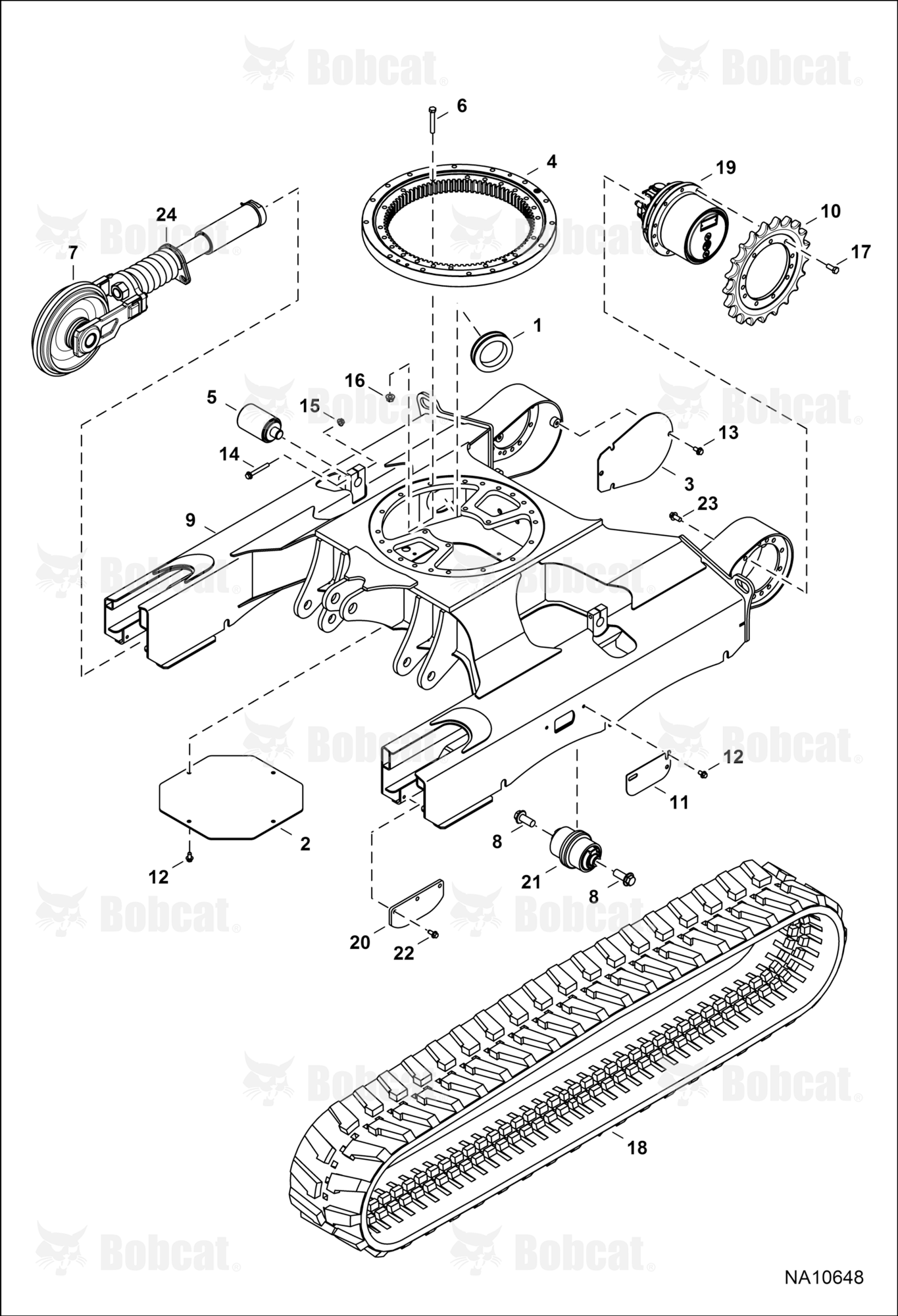 Undercarriage  B3JE11001 - B3JE14062