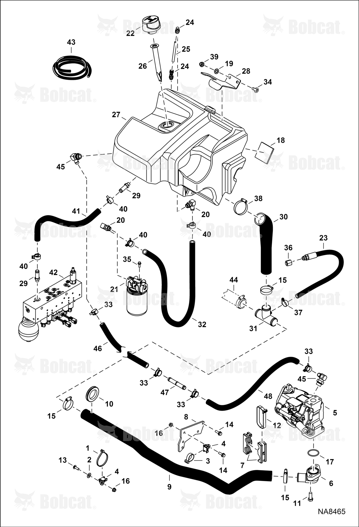 Hydraulic Circuitry (Tank & Pump)