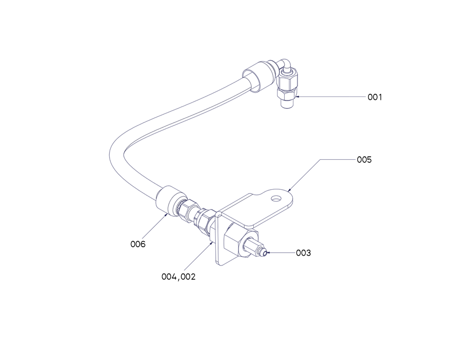 Remote Trailer Brake Valve Pilot Bleed Assembly