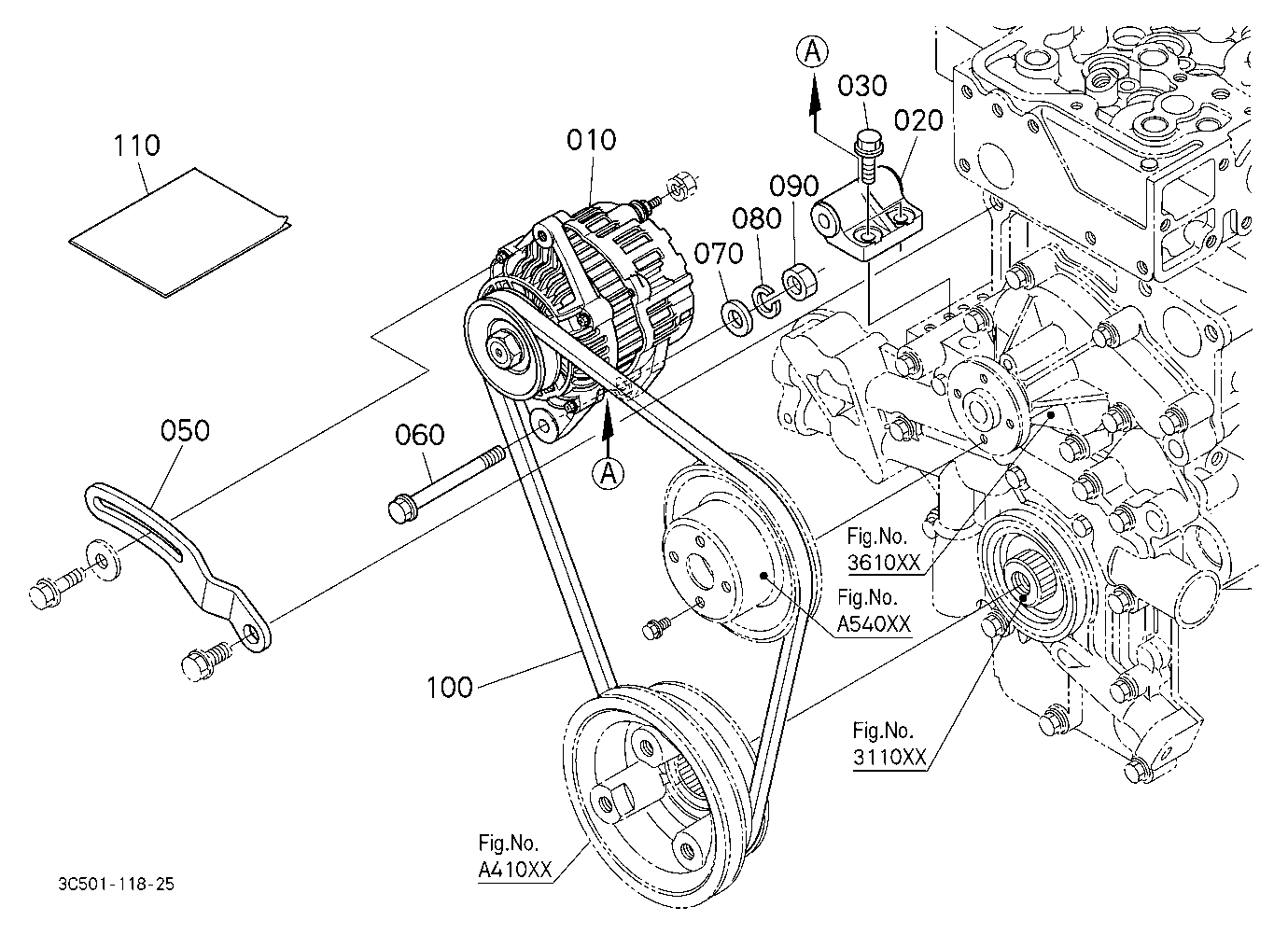 Alternator Kit 1 (Alternator) [New] [Option]