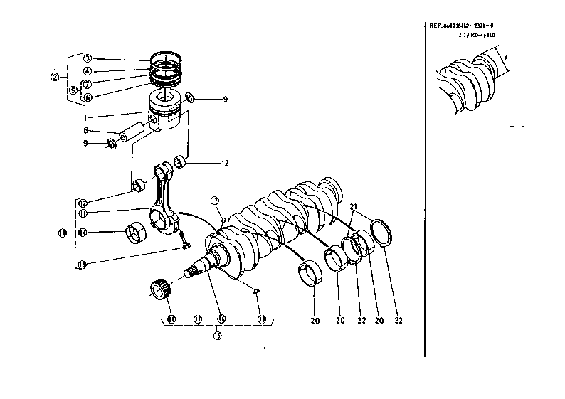 Piston And Crankshaft
