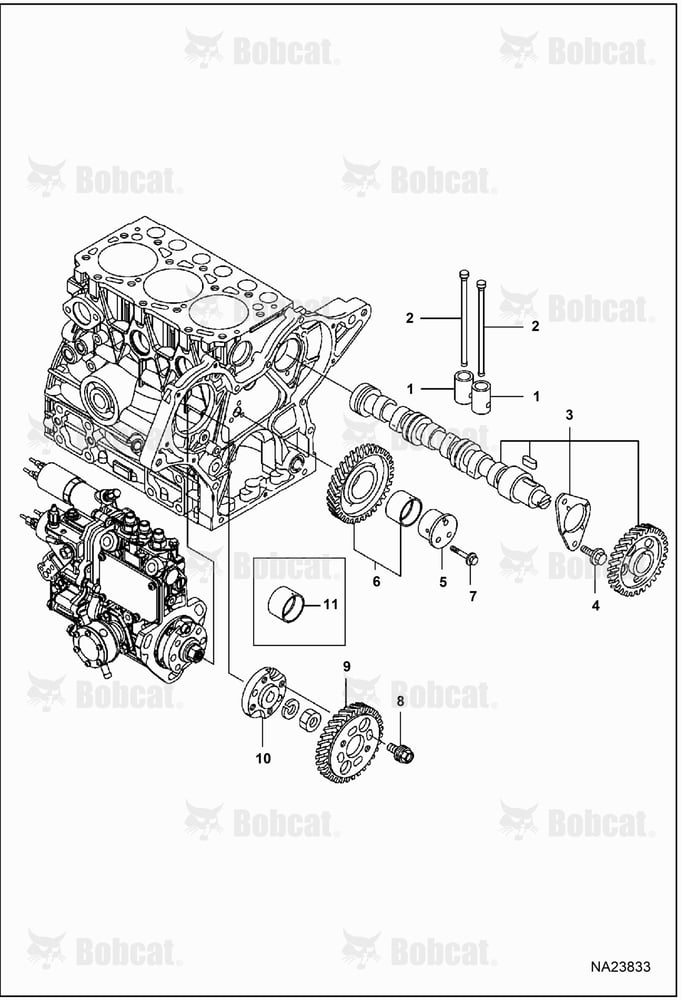 Camshaft & Driving Gear