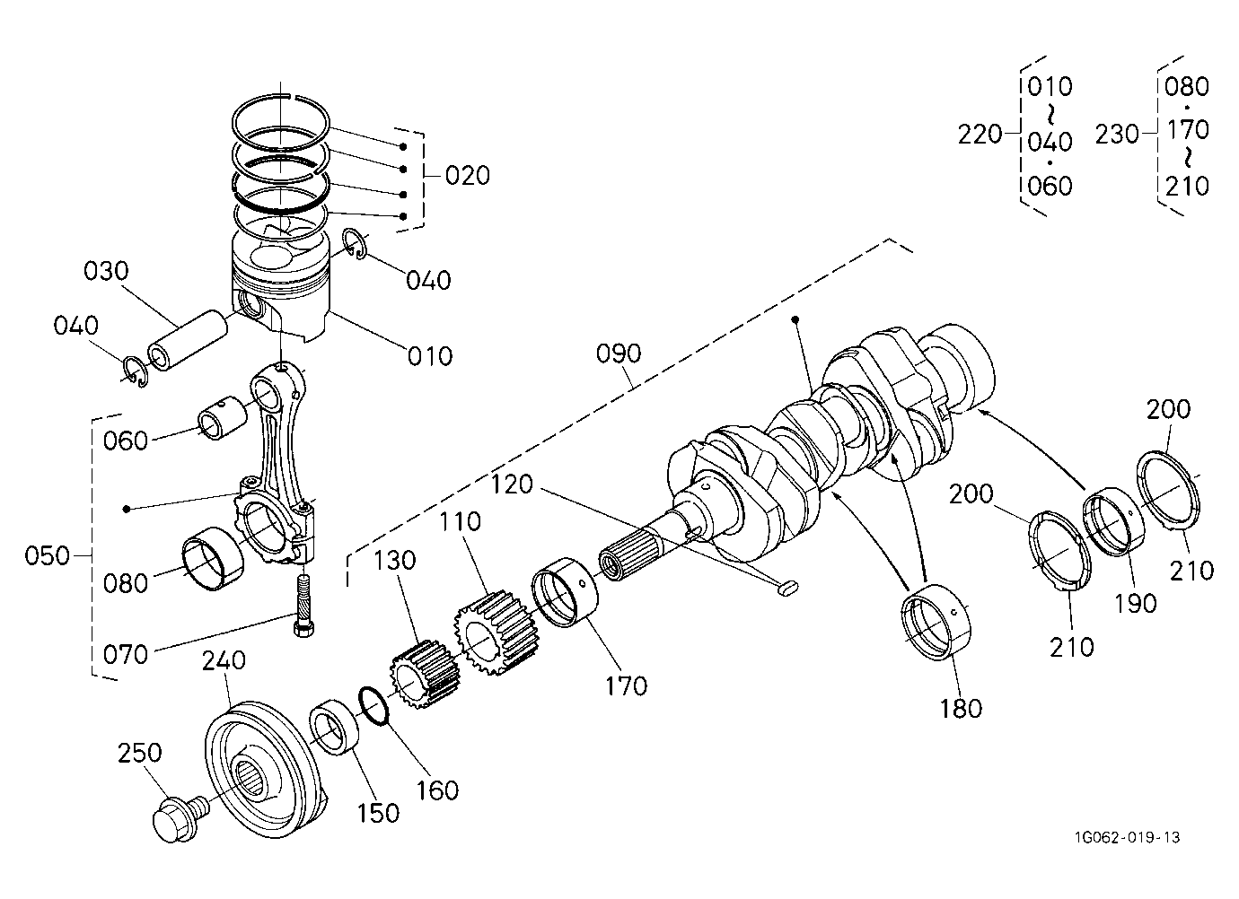 Piston And Crankshaft