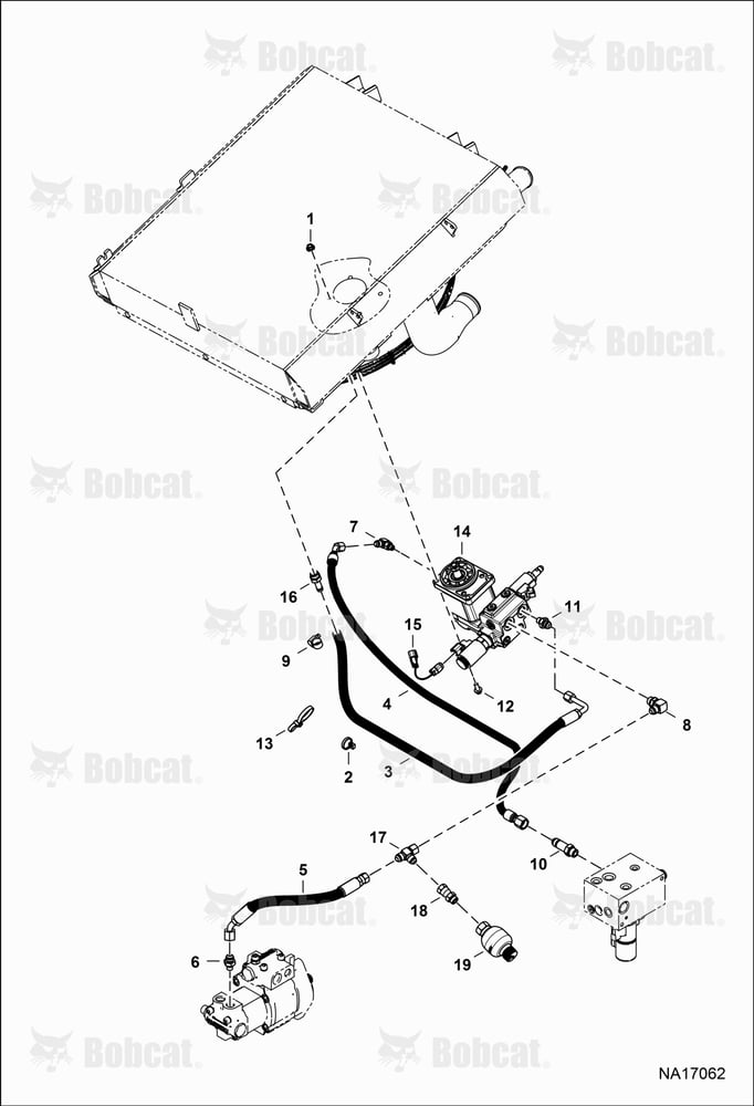 Hydraulic Circuitry (Fan Motor) (Reversible)