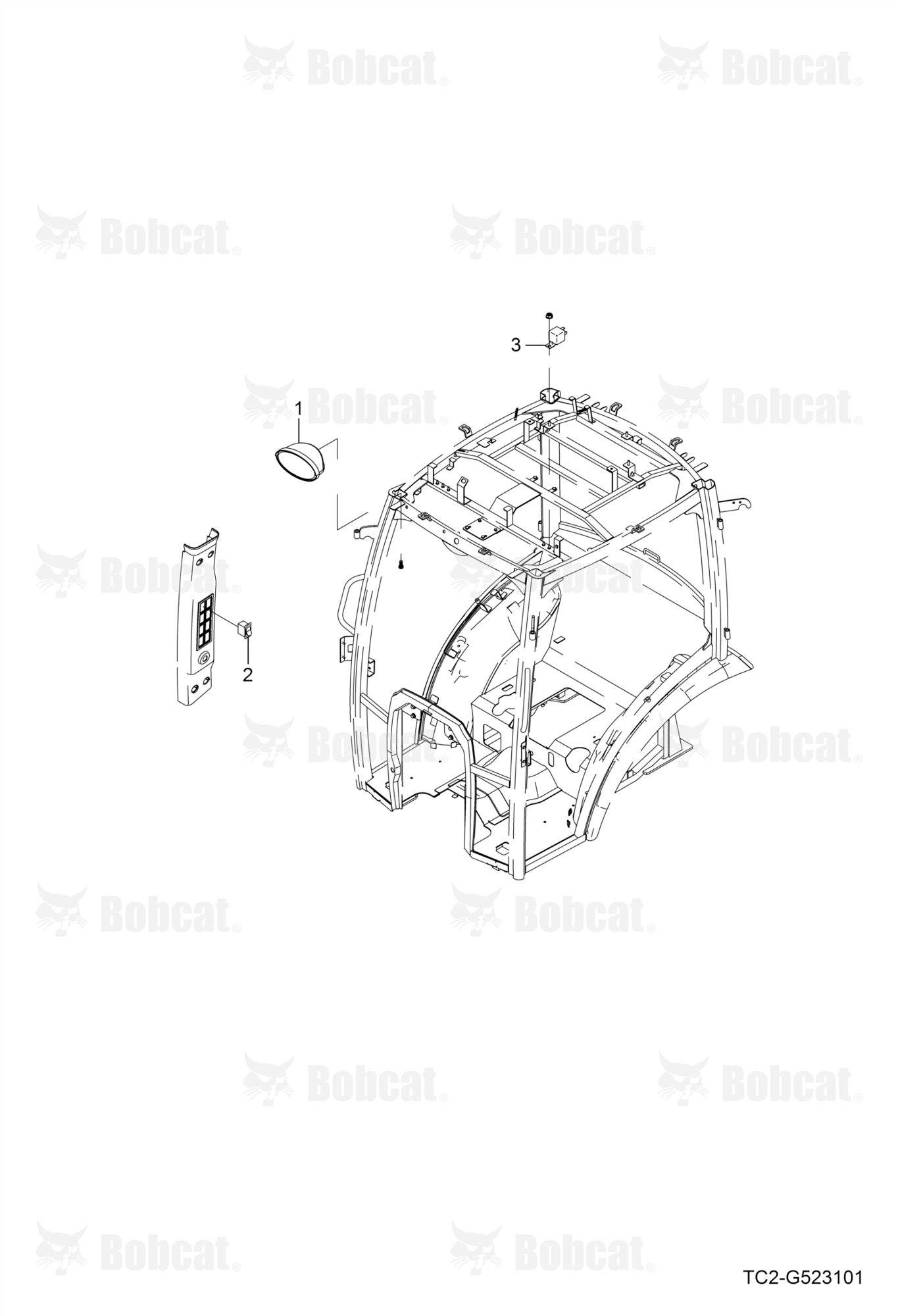 Front Working Lamp Group